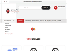 Tablet Screenshot of emcveterinermedikal.com